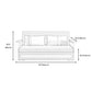 Tight Back Convertible Fabric Sofa Bed High Wear Resistance Square Arm Sofa Bed Clearhalo 'furn' 'furn_sofas' 'Furniture' 'furniture_sofas' 'kitchen' 'kitchen_sofas' 'Living Room Furniture' 'Sofa' 'sofas' 1200x1200_35fa2963-e26f-46a4-8447-095c6a500bd1