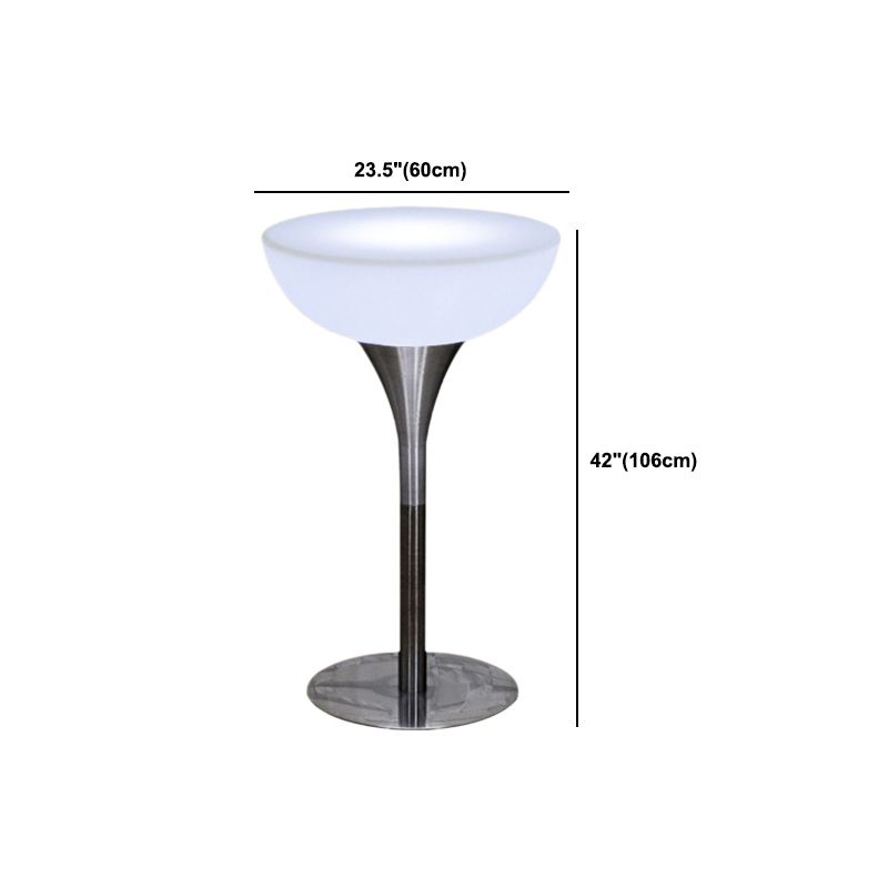 Polyethylene Round Table Industrial Style Restaurant Nightclub Lighting Bar Table Clearhalo 'Bar Furniture' 'Bar Tables' 'bar_tables' 'furn' 'furn_bar_tables' 'Furniture' 'Kitchen & Dining Furniture' 1200x1200_35fc7d6f-0c8e-4dd5-960d-0de7c6024576