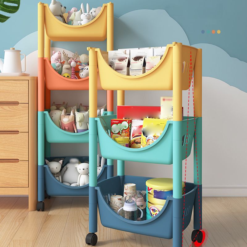 Contemporary Plastic Bookshelf Open Back Vertical Bookcase for Home Clearhalo 'Bookcases' 'furn' 'furn_bookcases' 'Furniture' 'furniture_bookcases' 'Office Furniture' 1200x1200_35fd498e-470c-42c6-86d5-75b4ee8e0d43