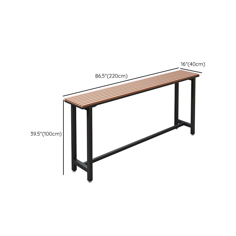Industrial Bar Height Pub Table Rectangle Pub Height Dining Table Clearhalo 'Bar Furniture' 'Bar Tables' 'bar_tables' 'furn' 'furn_bar_tables' 'Furniture' 'Kitchen & Dining Furniture' 1200x1200_35ffc809-628d-457e-aacc-adca213c0662