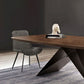 Industrial Metal Rectangle Dining Table Walnut Wood Top Table for Kitchen Clearhalo ' dining_table' 'Dining Tables & Seating' 'Dining Tables' 'furn' 'furn_dining_table' 'Furniture' 'furniture_dining_table' 'Kitchen & Dining Furniture' 'kitchen&dining_furn' 'kitchen' 'kitchen_dining_table' 1200x1200_3600a60c-3a35-480f-bf21-9aedfc15a048