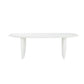 Rectangle White Indoor Dining Table Modern Dinette Table with Double Pedestal Clearhalo 'Dining Tables & Seating' 'Dining Tables' 'dining_table' 'furn' 'furn_dining_table' 'Furniture' 'Kitchen & Dining Furniture' 1200x1200_36027c7f-872f-4d96-9b66-ba008a6e997e