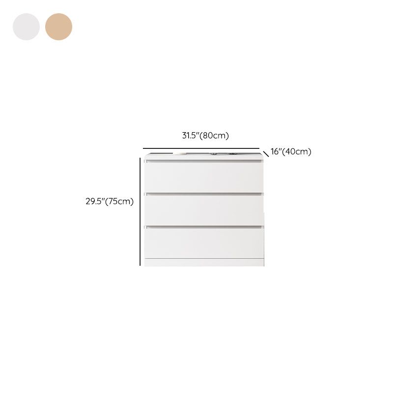 Cómoda de almacenamiento contemporánea Cómoda de madera de ingeniería para dormitorio con cajones