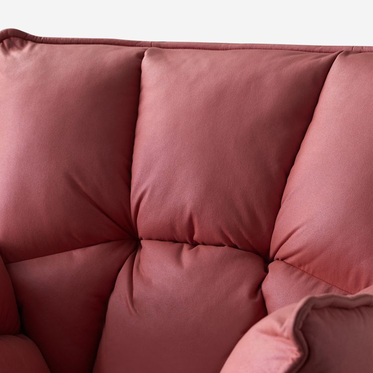 Modern Metal Indoor-Outdoor Chair Home Parsons Tufted Back Side Chair with Arm Clearhalo ' kitchen&dining_furn' 'Dining Chairs' 'Dining Tables & Seating' 'dining_chair' 'furn' 'furn_dining_chair' 'Furniture' 'furniture_dining_chair' 'Kitchen & Dining Furniture' 'kitchen' 1200x1200_3603d133-7fa0-47b7-83df-a40a2f7ec30d