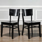 Open Back Armless Dining Chairs Indoor Side Chairs with Wood Legs (Set of 2) Clearhalo ' kitchen&dining_furn' 'Dining Chairs' 'Dining Tables & Seating' 'dining_chair' 'furn' 'furn_dining_chair' 'Furniture' 'furniture_dining_chair' 'Kitchen & Dining Furniture' 'kitchen' 1200x1200_3604b073-6877-4ae2-98c2-f41d1b880b6f