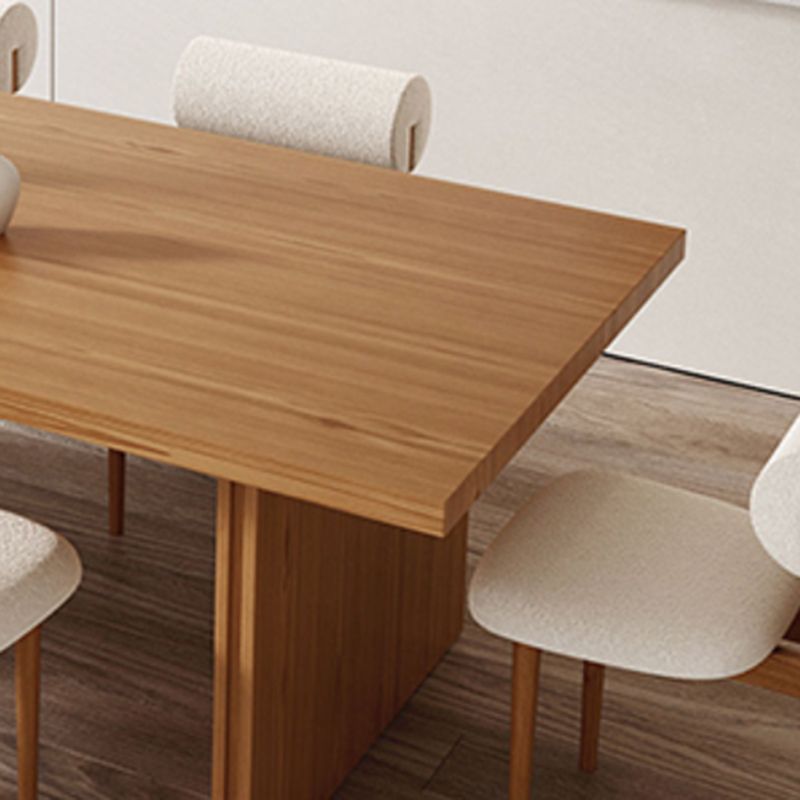 Modern Pine Solid Wood Dinner Table Rectangle Double Pedestal Dining Table Clearhalo 'Dining Tables & Seating' 'Dining Tables' 'dining_table' 'furn' 'furn_dining_table' 'Furniture' 'Kitchen & Dining Furniture' 1200x1200_3605861e-3566-4820-be36-34e21f858b6b
