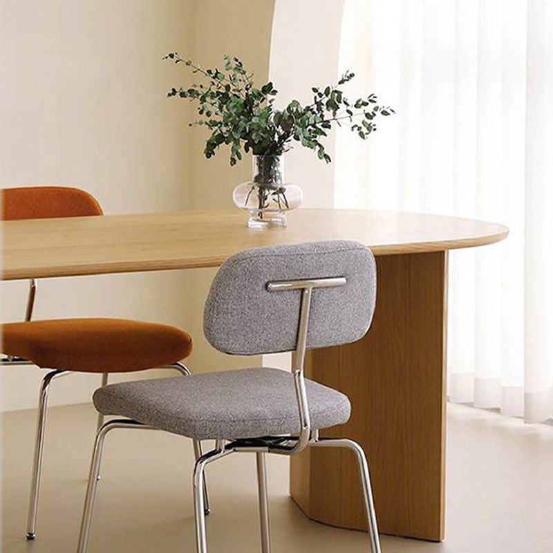 Modern massief hout ovaal Office Desk Home 29,5 inch High Writing Desk