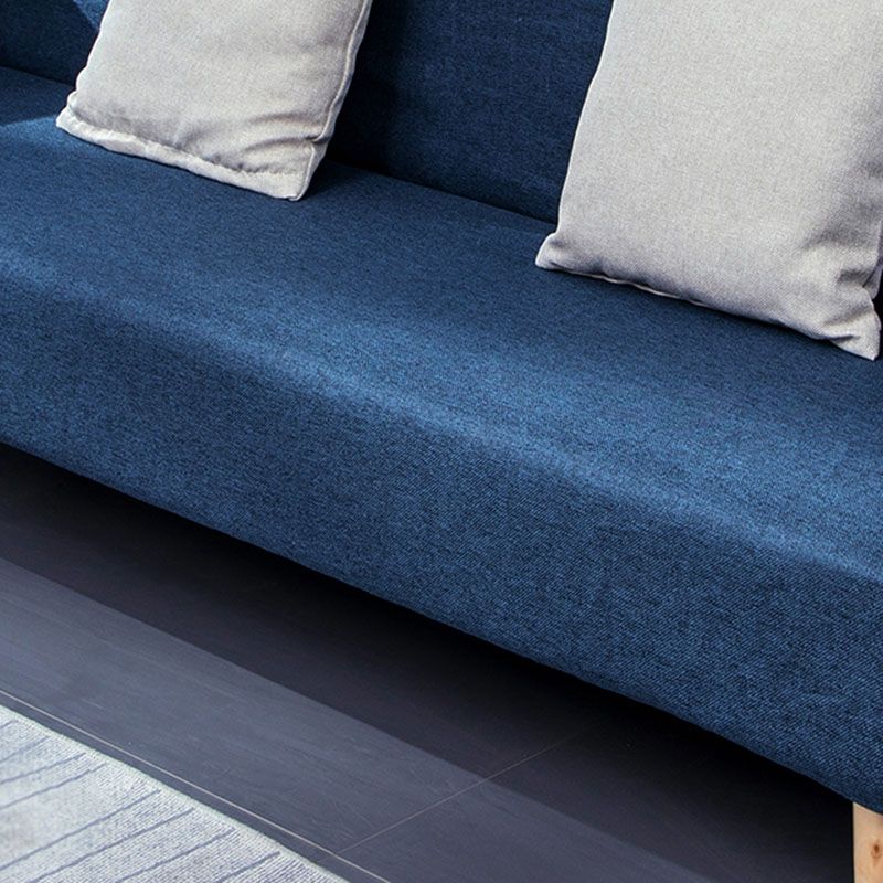 Mélange de coton Ablorce du dos carré Sang couvert de canapé-lit convertible