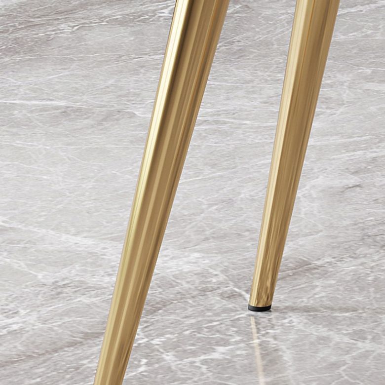 Glam Style Side Chair Leather Gold Frame Dining Chair for Home Clearhalo 'Dining Chairs' 'Dining Tables & Seating' 'dining_chair' 'furn' 'furn_dining_chair' 'Furniture' 'Kitchen & Dining Furniture' 1200x1200_360b2539-39f7-4e8e-ba23-ed9b2957d664