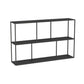 Industrial Style Open Metal Bookcase with Rectangular Shelves Clearhalo 'Bookcases' 'furn' 'furn_bookcases' 'Furniture' 'furniture_bookcases' 'kitchen' 'kitchen_bookcases' 'Living Room Furniture' 'Office Furniture' 1200x1200_360bc9e6-66e5-43d0-8897-51897a65532b