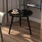 3 Legs Base Design Wood-based Panel Table Metal Base RoundSide Table
