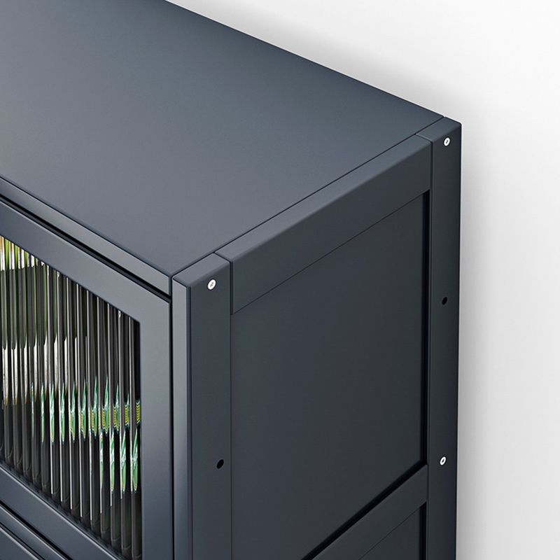 Server di cucina in bambù grigio moderno server per soggiorno