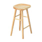 Saddle Seat Footrest Counter Chair Modern Backless Counter Stools in Natural Clearhalo 'Bar Furniture' 'Bar Stools' 'bar_stools' 'furn' 'furn_bar_stools' 'Furniture' 'Kitchen & Dining Furniture' 1200x1200_360eecf9-abe0-4589-ba3d-6589b44a593a