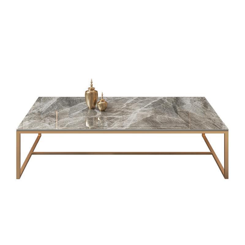 Glam Slate Coffee Table Rectangle Gold Frame Coffee or End Table Clearhalo 'Coffee & Accent Tables' 'Coffee Tables' 'coffee_tables' 'furn' 'furn_coffee_tables' 'Furniture' 'Living Room Furniture' 1200x1200_360ffd46-1a29-49f8-a570-e37813704341