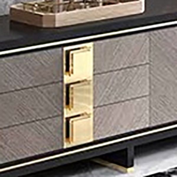Glam TV Stand Console Enclosed Storage TV Media Stand with Drawers Clearhalo 'furn' 'furn_tv_stands_entertainment_centers' 'Furniture' 'Living Room Furniture' 'TV Stands & Entertainment Centers' 'TV Stands & Media Storage Furniture' 'tv_stands_entertainment_centers' 1200x1200_36104466-6feb-44cd-b635-6d64b2b11258