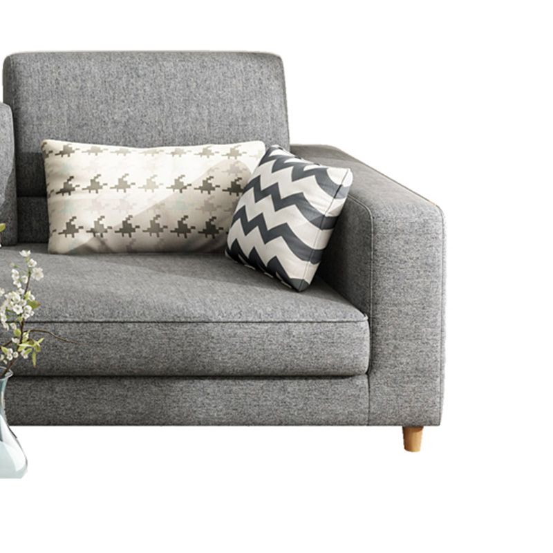 129.92 "l Linnen wasbaar Sectional Square Arm Sectional voor woonkamer