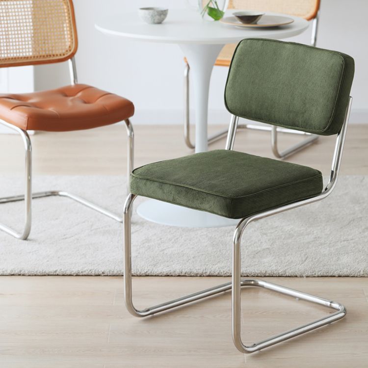 Contemporary Metal Dining Chairs Dining Open Back Armless Side Chairs for Kitchen Clearhalo ' kitchen&dining_furn' 'Dining Chairs' 'Dining Tables & Seating' 'dining_chair' 'furn' 'furn_dining_chair' 'Furniture' 'furniture_dining_chair' 'Kitchen & Dining Furniture' 'kitchen' 1200x1200_361242f7-16ed-4502-800d-681d51f2170b