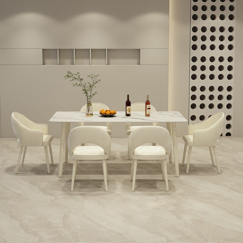 Zeitgenössischer Stil gepolsterte 4 Beine Esszimmer für Wohnzimmer