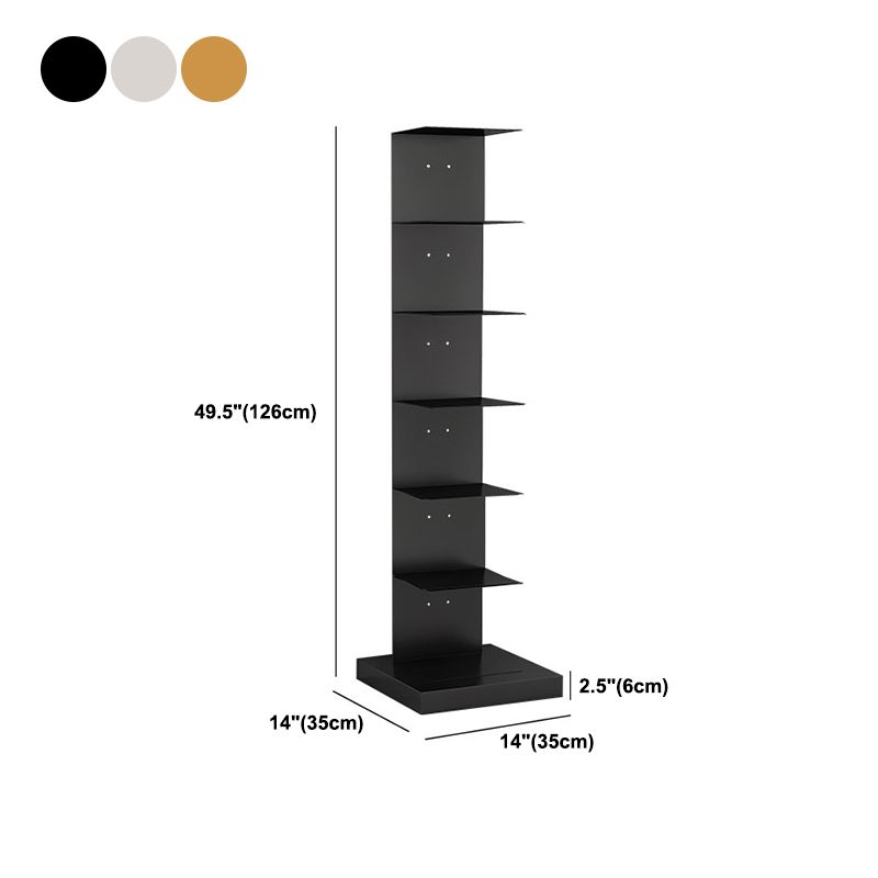Bibliothèque géométrique en métal bibliothèque à domicile de style scandinave