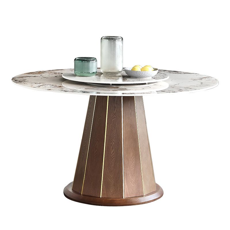 Moderne stijl gesinterde stenen eetgelegenheid hout 1/4/5/7 stukken eetgelegenheden voor eetruimtes