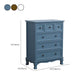 13.65-inch Width Storage Chest Coastal Solid Wood Storage Chest Dresser