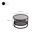 Tropical Round Frame Cocktail Table Glass Top Coffee Cocktail Table Clearhalo 'Coffee & Accent Tables' 'Coffee Tables' 'coffee_tables' 'furn' 'furn_coffee_tables' 'Furniture' 'Living Room Furniture' 1200x1200_3616cb2f-ca66-4d66-b2c9-12bebc4ee456