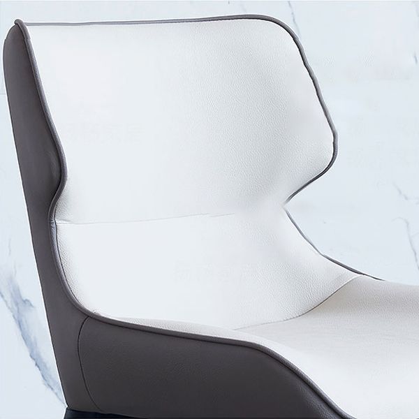 Contemporary Style Chair Dining Arm Wingback Side Chair with Metal Legs for Kitchen Clearhalo 'Dining Chairs' 'Dining Tables & Seating' 'dining_chair' 'furn' 'furn_dining_chair' 'Furniture' 'Kitchen & Dining Furniture' 1200x1200_361f7946-7d7c-4cb8-aa5b-19eb87d9e3a9