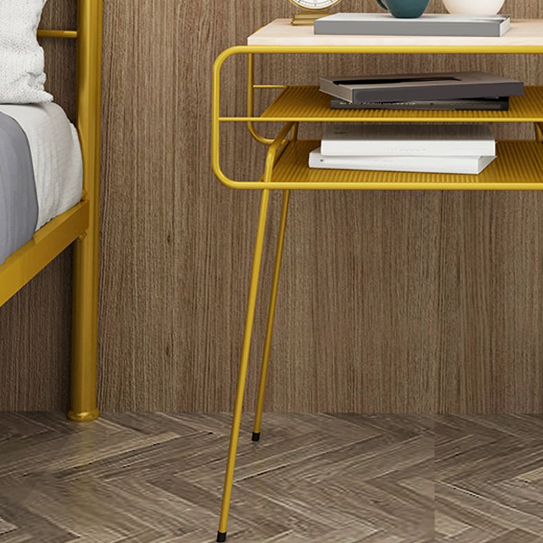 Table de nuit ouverte de lit de lit de lit inférieur avec jambes