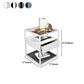 Modern Style Metallic White/gold/black Tempered Glass Table Top Nightstand Clearhalo 'Bedroom Furniture' 'furn' 'furn_night_stand' 'Furniture' 'night_stand' 'Nightstands' 1200x1200_36207e39-151a-4b31-89e5-8b84b38824e3