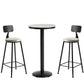 1/2/3 Pieces Industrial Iron Bar Table Set Round Bistro Set with Grey Stone Top Clearhalo 'Bar Furniture' 'furn' 'furn_home_bar_bar_sets' 'Furniture' 'Home Bars & Bar Sets' 'home_bar_bar_sets' 'Kitchen & Dining Furniture' 1200x1200_3621ddc4-446e-472e-8b35-63c3aa427bdd