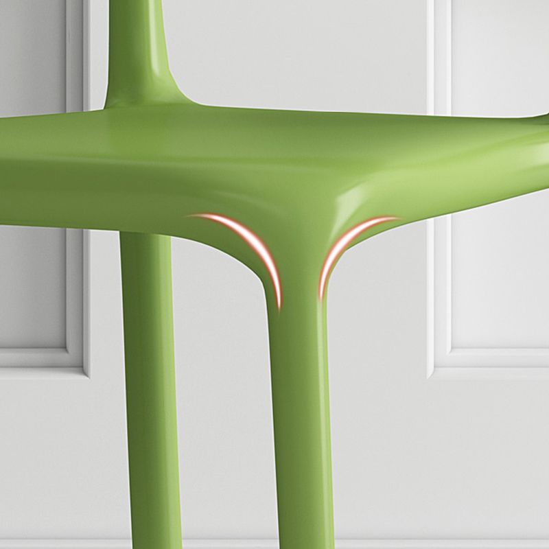 Modern Indoor-Outdoor Chair Plastic Open Back Dining Chair Set Clearhalo 'Dining Chairs' 'Dining Tables & Seating' 'dining_chair' 'furn' 'furn_dining_chair' 'Furniture' 'Kitchen & Dining Furniture' 1200x1200_36223956-5e53-4018-bc20-443272320fc2