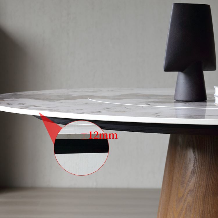 Modern Style Sintered Stone Top Dinette Set with Round Table Dining Furniture Set Clearhalo 'Dining Room Sets' 'Dining Tables & Seating' 'dining_room_set' 'furn' 'furn_dining_room_set' 'Furniture' 'furniture_dining_room_set' 'Kitchen & Dining Furniture' 'kitchen&dining_furn' 'kitchen' 1200x1200_362a264c-4454-4709-9762-e059f8a2c832