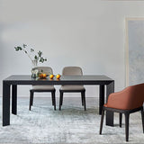 Rectangle Black Base Dining Table Modern Pine Wood Table for Kitchen Living Room Clearhalo 'Dining Tables & Seating' 'Dining Tables' 'dining_table' 'furn' 'furn_dining_table' 'Furniture' 'Kitchen & Dining Furniture' 1200x1200_362a697b-3bfc-417d-962f-661dec517d9d