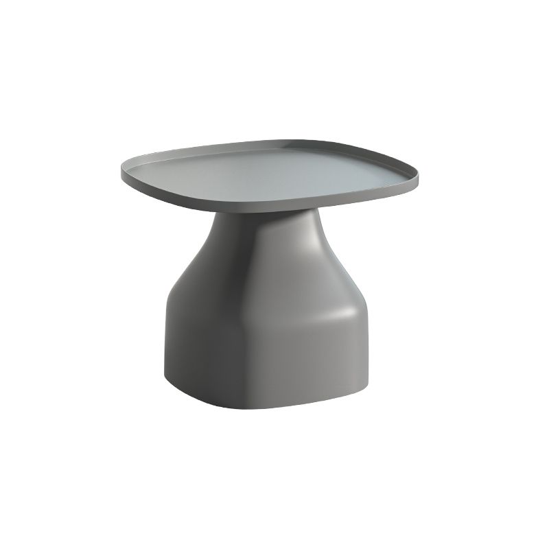 Moderne plastic nachttafel ronde niet-opslag 18 inch h bed nachtkastje