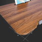 Escritorio de oficina rectangular ajustable de altura escritorio de escritura de madera con ruedas colchas