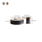 Round Nesting Coffee Table Pedestal Stone Cocktail Table with Drawer Clearhalo 'Coffee & Accent Tables' 'Coffee Tables' 'coffee_tables' 'furn' 'furn_coffee_tables' 'Furniture' 'Living Room Furniture' 1200x1200_362eaf1a-b899-4e8d-8f4e-520a7e129b51