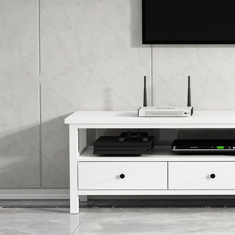 White Contemporary TV Stand Faux Wood TV Cabinet with Drawers Clearhalo 'furn' 'furn_tv_stands_entertainment_centers' 'Furniture' 'Living Room Furniture' 'TV Stands & Entertainment Centers' 'TV Stands & Media Storage Furniture' 'tv_stands_entertainment_centers' 1200x1200_3632f758-2b0c-4e70-be99-0b9eb2f48346