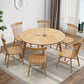 Contemporary Solid Wood Round Dining Table Kitchen Standard Dining Table with 4 Legs Base Clearhalo ' dining_table' 'Dining Tables & Seating' 'Dining Tables' 'furn' 'furn_dining_table' 'Furniture' 'furniture_dining_table' 'Kitchen & Dining Furniture' 'kitchen&dining_furn' 'kitchen' 'kitchen_dining_table' 1200x1200_3635d325-921d-4465-b8ca-1137a30da375