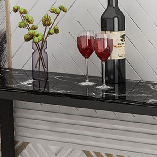 グラムバーの高さテーブルフェイクマーブルトップビストロテーブルとそりのベース