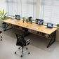 Industrial Curved Computer Desk Sled Office Desk with Storage Shelf Clearhalo 'furn' 'furn_office_desk' 'Furniture' 'Office Desks' 'Office Furniture' 'office_desk' 1200x1200_3637f18d-2066-4081-9b56-fadf22c50afb