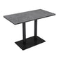 Industrial Sintered Stone Dinner Room Kitchen Table Gray Table with Black Frame for Dining Room Clearhalo ' dining_table' 'Dining Tables & Seating' 'Dining Tables' 'furn' 'furn_dining_table' 'Furniture' 'furniture_dining_table' 'Kitchen & Dining Furniture' 'kitchen&dining_furn' 'kitchen' 'kitchen_dining_table' 1200x1200_36380e89-4a96-42ab-9f8f-17a97f63b7e9