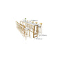 Rectangle White Solid Wood Table Trestle Base Dining Table for Kitchen Living Room Clearhalo 'Bar Furniture' 'Bar Tables' 'bar_tables' 'furn' 'furn_bar_tables' 'Furniture' 'Kitchen & Dining Furniture' 1200x1200_36387a42-3cdb-4cf8-81c3-a94597e4ba1c