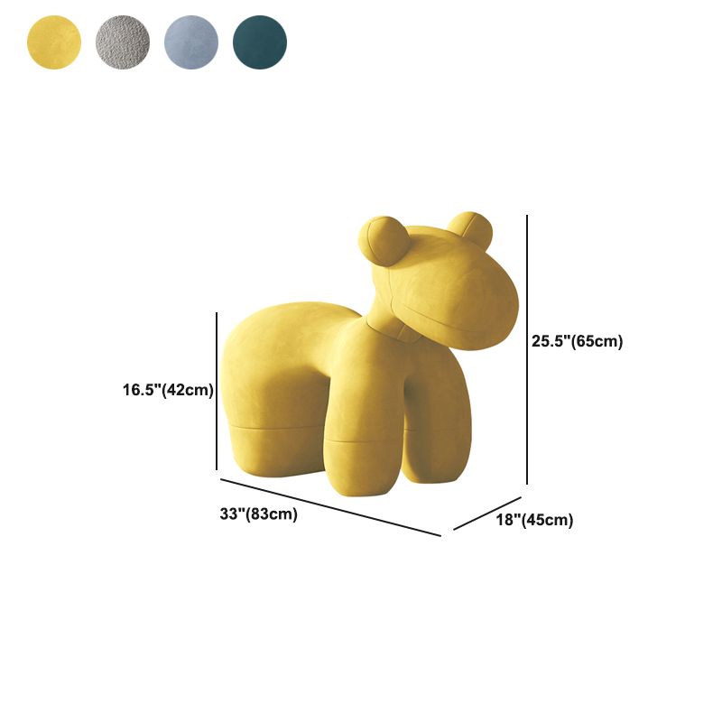 Animal Shape Chair Armless Accent Room Accent Chair for Children