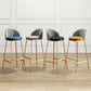 Scandinavian Style Bar-stool Round Leather Seat Counter Stool for Kitchen Clearhalo 'Bar Furniture' 'Bar Stools' 'bar_stools' 'furn' 'furn_bar_stools' 'furniture_bar_stools' 'Kitchen & Dining Furniture' 'kitchen&dining_furn' 'kitchen' 'kitchen_furn' Furniture' 1200x1200_363a7812-2f7b-4eb7-a1e9-e52dc3b46879