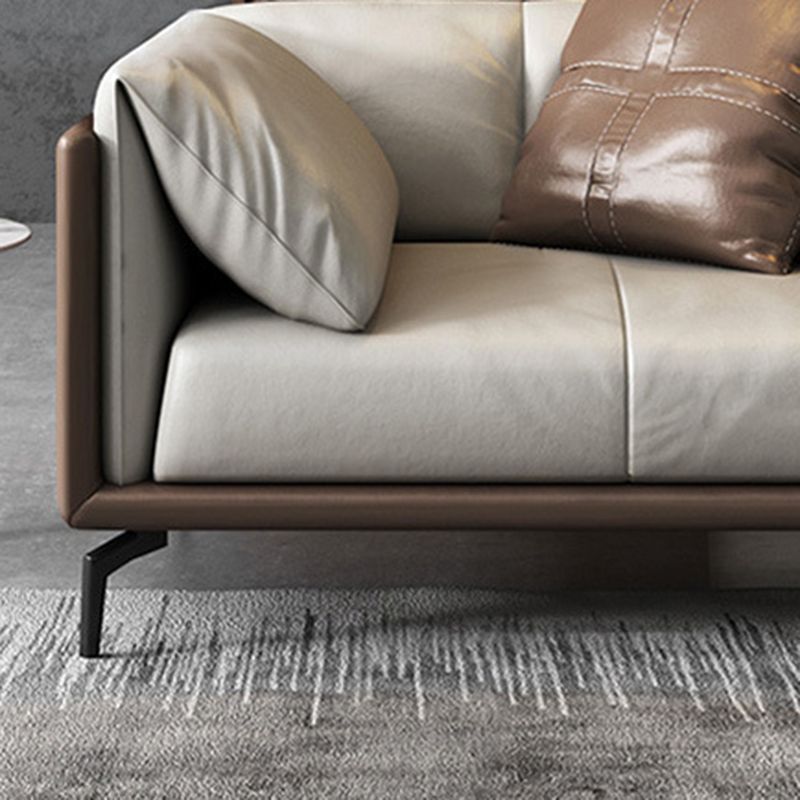 Divano cuscinetti moderni da 33,5 "divano braccio smoking per soggiorno