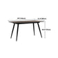 Industrial Style Dining Table MDF 4 Legs Dining Site Table for Dining Room Clearhalo ' dining_table' 'Dining Tables & Seating' 'Dining Tables' 'furn' 'furn_dining_table' 'Furniture' 'furniture_dining_table' 'Kitchen & Dining Furniture' 'kitchen&dining_furn' 'kitchen' 'kitchen_dining_table' 1200x1200_363e9c2e-7de2-4a19-8946-fd32738d035c