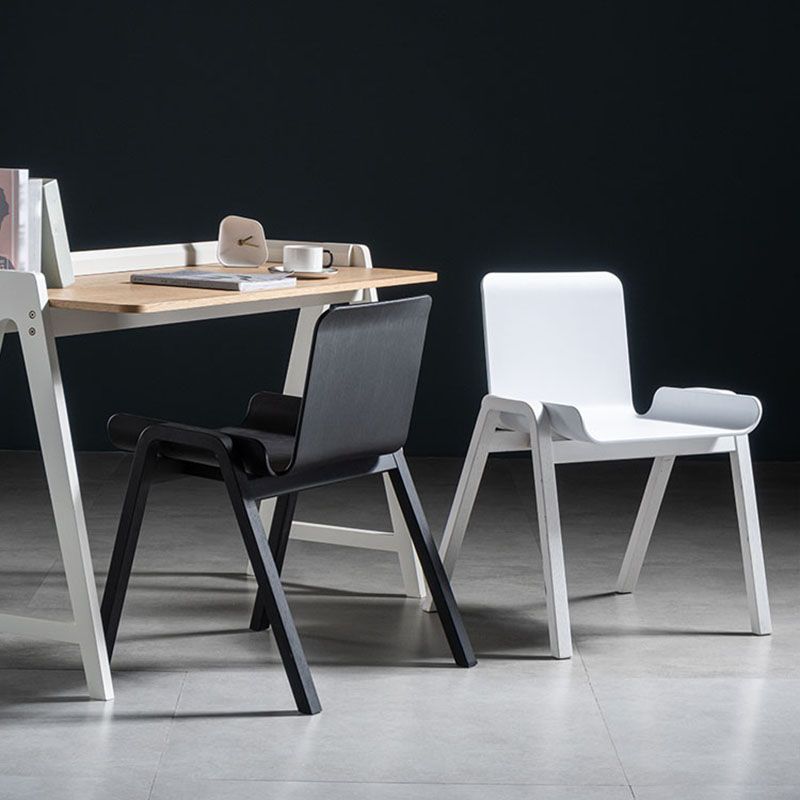Contemporary Style Dining Chairs Armless Chairs for Kitchen with Wooden Legs Clearhalo ' kitchen&dining_furn' 'Dining Chairs' 'Dining Tables & Seating' 'dining_chair' 'furn' 'furn_dining_chair' 'Furniture' 'furniture_dining_chair' 'Kitchen & Dining Furniture' 'kitchen' 1200x1200_363f9150-1818-4ffd-9801-0d7cc2f28ddf