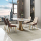 Scandinavian 1/2/3/4/5 Dining Table Set with Chair Sintered Stone Dining Table Set Clearhalo 'Dining Room Sets' 'Dining Tables & Seating' 'dining_room_set' 'furn' 'furn_dining_room_set' 'Furniture' 'furniture_dining_room_set' 'Kitchen & Dining Furniture' 1200x1200_364121c7-0516-46f1-9389-df61be7c2b5b