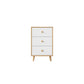 Wood Contemporary Vertical Dresser Bedroom Lingerie Chest Dresser with Drawer