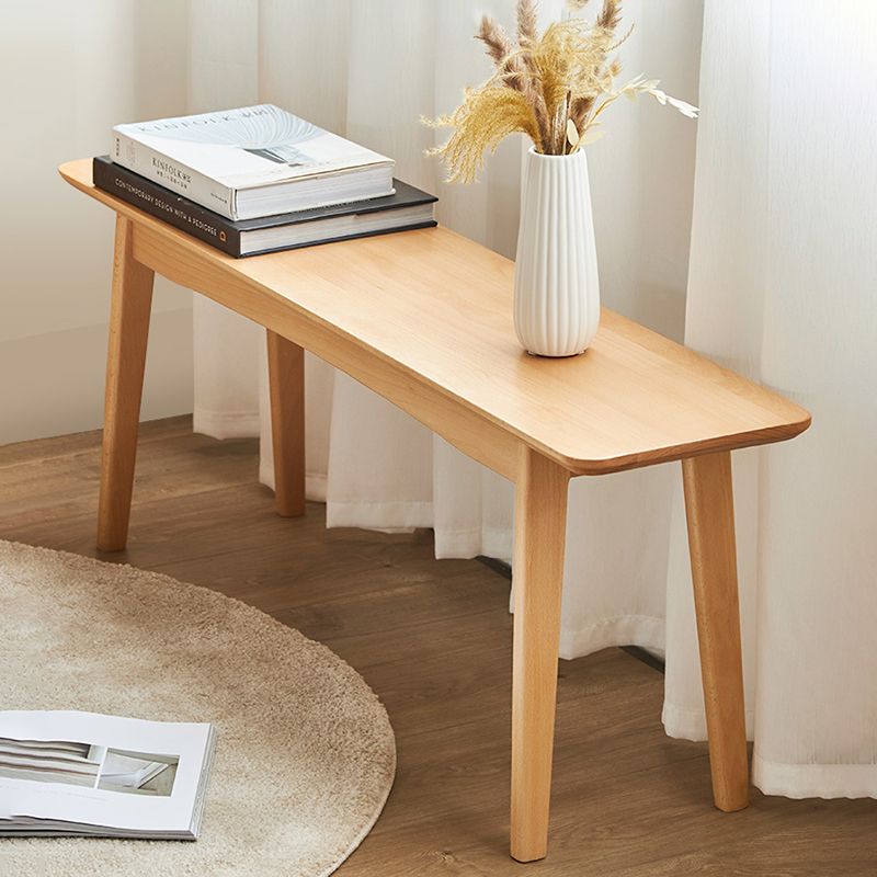 11 Inch Wide Contemporary Seating Bench Solid Wood Beech Bench Clearhalo 'Benches' 'Chairs & Seating' 'furn' 'furn_benches' 'Furniture' 'Living Room Furniture' 1200x1200_36434a49-97c6-4e6e-b580-5b71e7dd980f